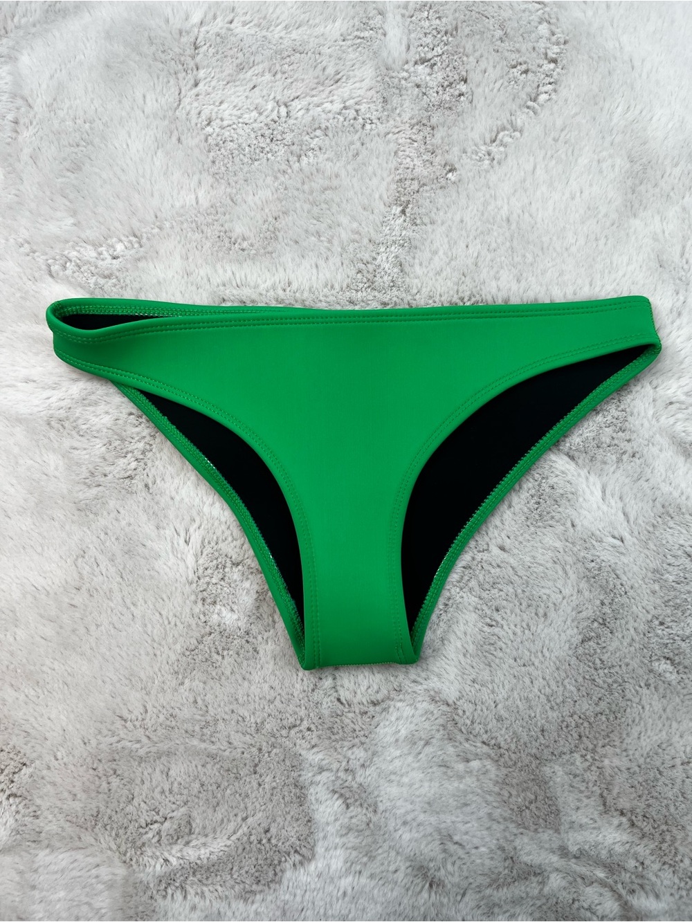 HOAKA Swimwear Green Womens XS Bikini Bottom Classic Swim Brief